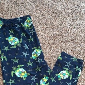 Plus size turtle legging